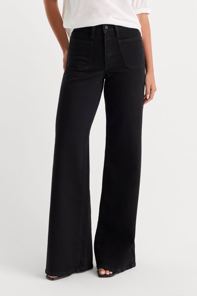 GOOD PETITE PALAZZO JEANS | BLACK001